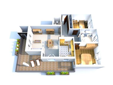 Wohnung zur Miete 900 € 3 Zimmer 90 m² 2. Geschoss Bad Bergzabern Bad Bergzabern 76887