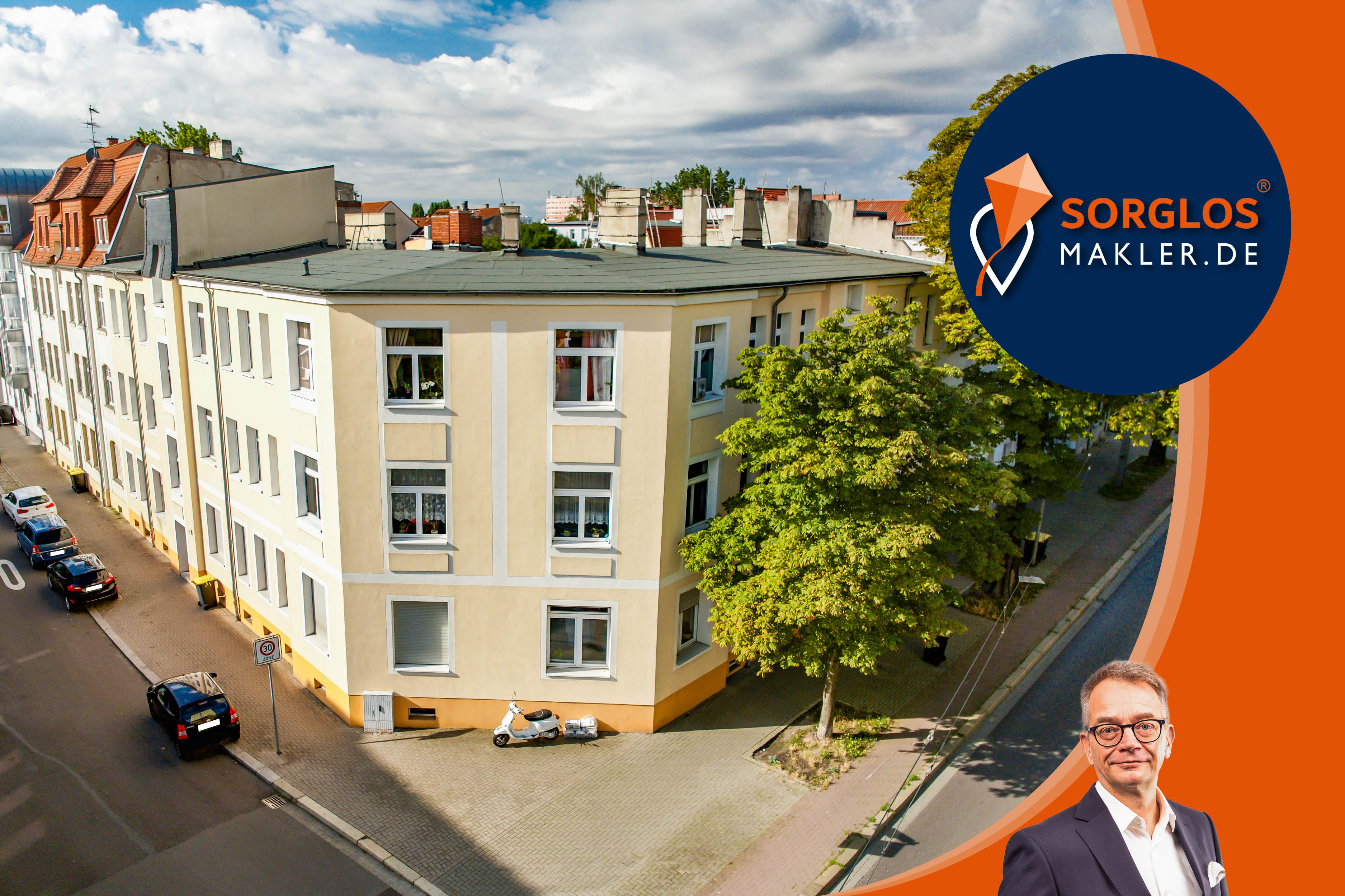 Mehrfamilienhaus zum Kauf 1.080.000 € 38 Zimmer 945,9 m² 693 m² Grundstück Nicolaiplatz Magdeburg 39124