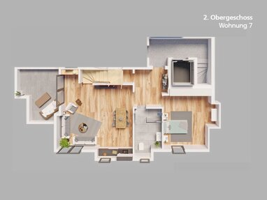 Wohnung zum Kauf 776.900 € 3 Zimmer 91,4 m² 2. Geschoss Kernstadt Leonberg 71229