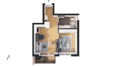 Wohnung zum Kauf provisionsfrei 239.000 € 2 Zimmer 43,5 m² 1. Geschoss Lehn 17 Längenfeld 6444