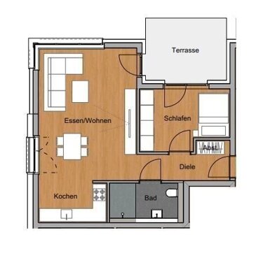 Wohnung zum Kauf Provisionsfrei 298.800 € 2 Zimmer 60,7 m² Erdgeschoss Pappelallee 57 Euskirchen Euskirchen 53879