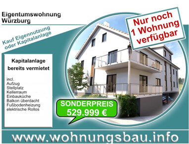 Wohnung zum Kauf 2 Zimmer 64,2 m² 2. Geschoss Grombühl Würzburg 97070