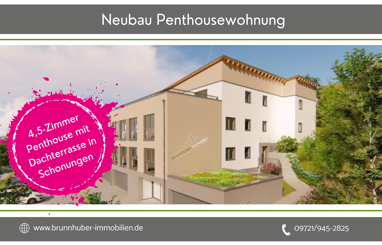 Penthouse zur Miete 1.550 € 4,5 Zimmer 128 m² 2. Geschoss Hausener Straße 7 Schonungen Schonungen 97453
