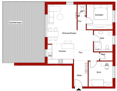 Penthouse zum Kauf provisionsfrei 448.000 € 3 Zimmer 100,8 m² Donaueschingen Donaueschingen 78166