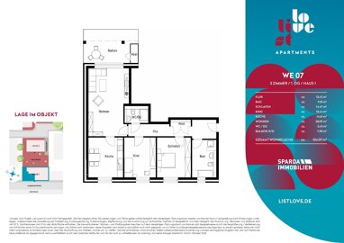 Wohnung zum Kauf Provisionsfrei 679.000 € 3 Zimmer 104,6 m² Podbielskistraße 196 List Hannover - List 30177