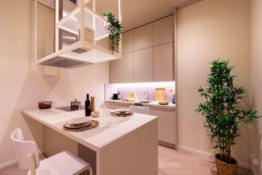 Apartment zur Miete Wohnen auf Zeit 1.650 € 2 Zimmer 49,8 m² frei ab sofort Voltastraße 81 Bockenheim Frankfurt am Main 60486