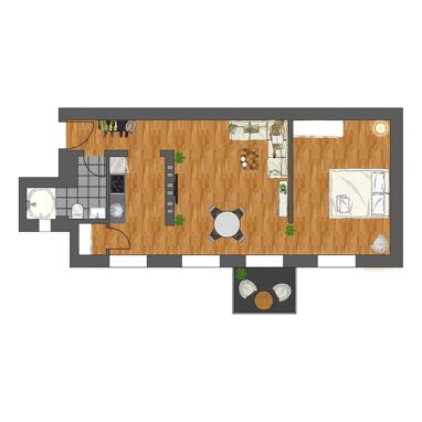 Wohnung zur Miete Wohnen auf Zeit 1.880 € 2 Zimmer 58 m² frei ab sofort Neustadt - Süd Köln 50674