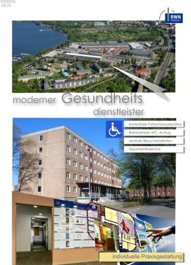 Praxisfläche zur Miete Provisionsfrei 9 € 128 m² Bürofläche teilbar von 15 m² bis 60 m² Nemerower Str. 4 -6 Neubrandenburg 17033