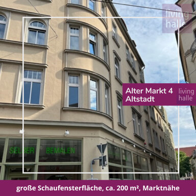 Laden zur Miete 594 € 1 Zimmer 152 m² Verkaufsfläche Alter Markt 4 Altstadt Halle 06108