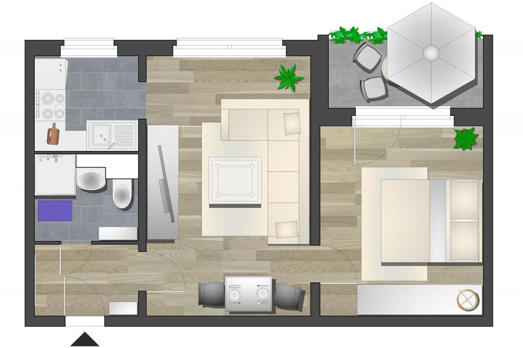 Wohnung zur Miete 252 € 2 Zimmer 44,9 m²<br/>Wohnfläche 4.<br/>Geschoss Bersarinstr. 52 Yorckgebiet 231 Chemnitz 09130