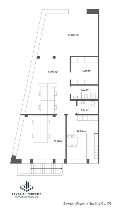 Werkstatt zur Miete 10,01 € 133,9 m² Lagerfläche Planungsbezirk 132 Straubing 94315