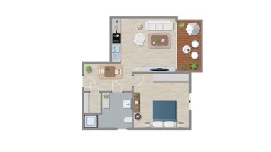 Wohnung zum Kauf Provisionsfrei 253.500 € 2 Zimmer 56,1 m² Haimbach Fulda 36041