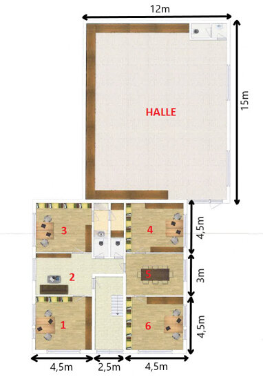 Lagerhalle zur Miete 3.250 € Obertshausen Heusenstamm / Rembrücken 63150