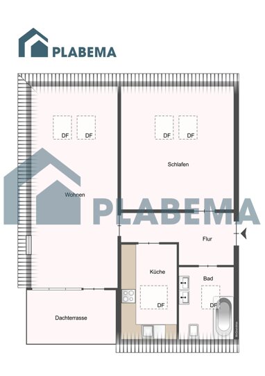 Wohnung zur Miete 665 € 2 Zimmer 63,1 m² Erdgeschoss Platanenstr. 48 Lindenbergviertel Neubrandenburg 17033