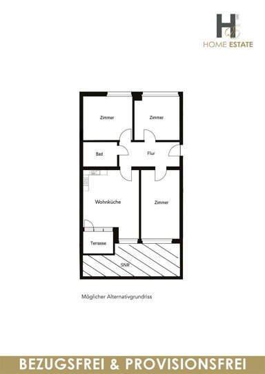 Terrassenwohnung zum Kauf provisionsfrei 340.000 € 4 Zimmer 80 m² EG frei ab sofort An den Eichen 2 A Ruhlsdorf Teltow 14513