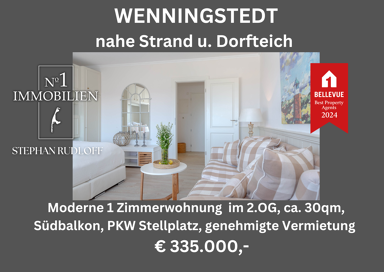 Studio zum Kauf 335.000 € 1 Zimmer 30 m² 2. Geschoss frei ab sofort Keitum Sylt 25980