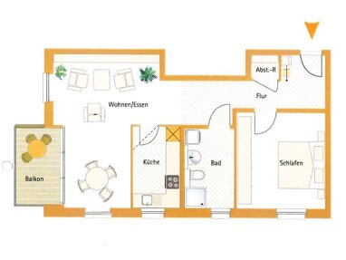 Wohnung zur Miete 630 € 2 Zimmer 67 m² Marktheidenfeld Marktheidenfeld 97828
