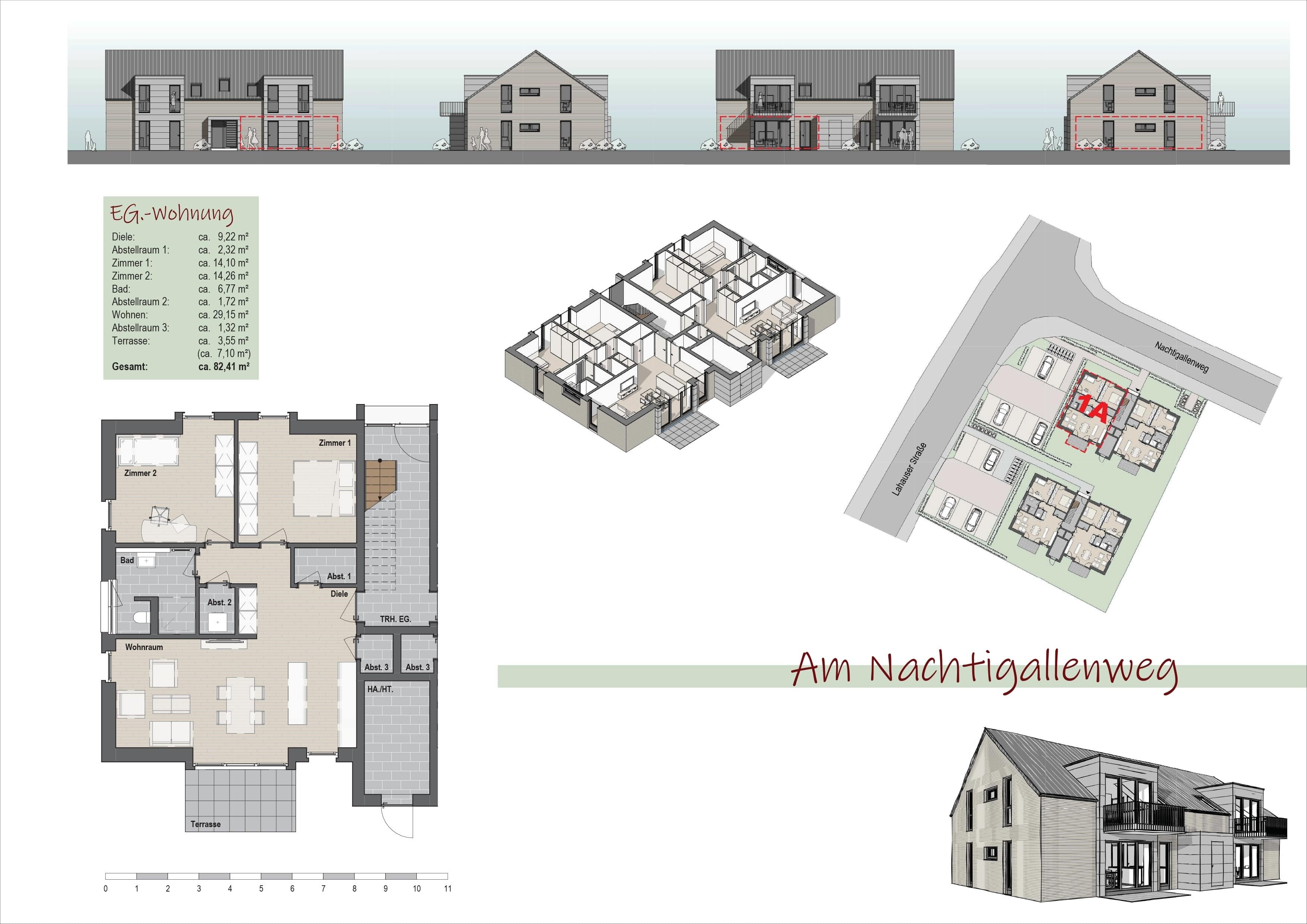 Wohnung zum Kauf Provisionsfrei 349.000 € 3 Zimmer 82,4 m²<br/>Wohnfläche Lahausen Weyhe 28844