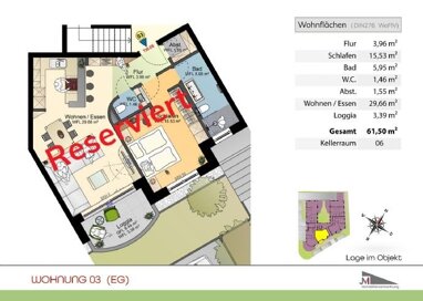 Wohnung zum Kauf Provisionsfrei 215.250 € 61,5 m² Erdgeschoss Überhofer Straße 42a Riegelsberg Riegelsberg 66292
