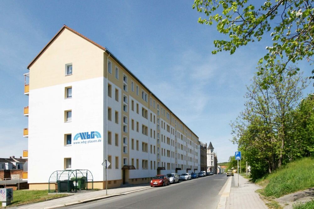 Wohnung zur Miete 262,94 € 2 Zimmer 47,7 m²<br/>Wohnfläche 2. Stock<br/>Geschoss Max-Planck-Str. 53 Bahnhofsvorstadt Plauen 08525