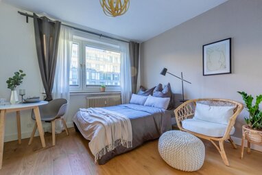 Wohnung zur Miete Wohnen auf Zeit 1.250 € 1 Zimmer 30 m² frei ab 01.08.2024 Uhlandstraße Düsseltal Düsseldorf 40237