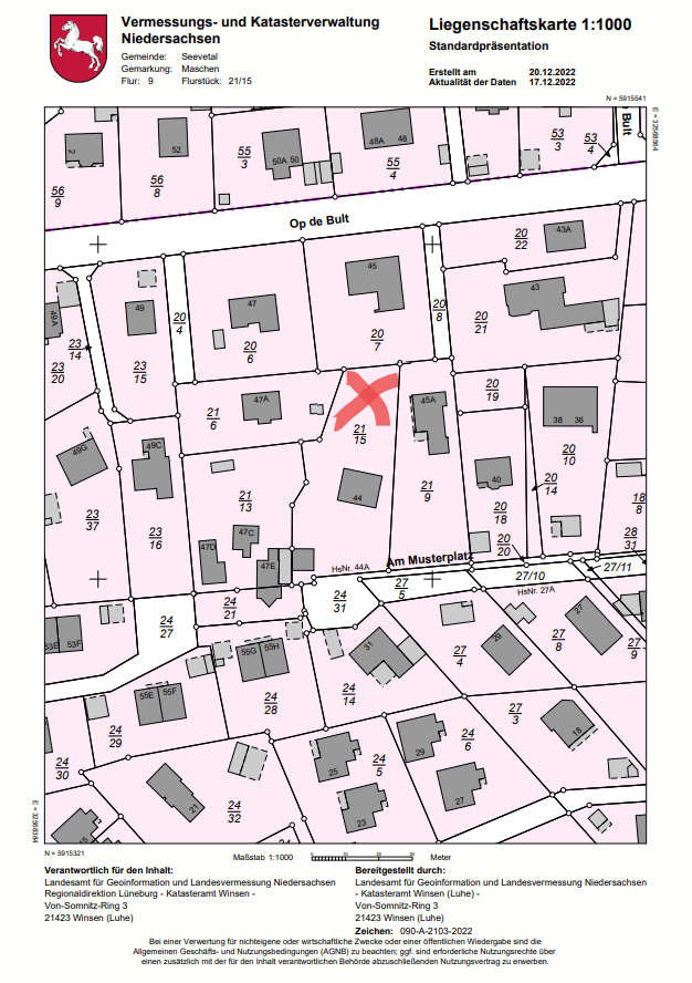 Grundstück zum Kauf 199.000 € 861 m²<br/>Grundstück Maschen Seevetal 21220