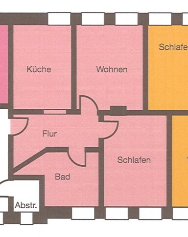 Wohnung zur Miete 285 € 2 Zimmer 57 m² 1. Geschoss Weißenfels Weißenfels 06667