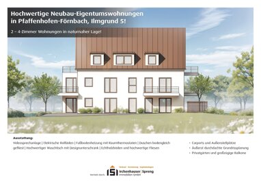 Wohnung zum Kauf 449.000 € 3 Zimmer 75,5 m² 2. Geschoss Ilmgrund 5 Förnbach Pfaffenhofen an der Ilm 85276