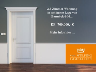 Wohnung zum Kauf 700.000 € 2,5 Zimmer 70 m² Barmbek - Süd Hamburg 22083