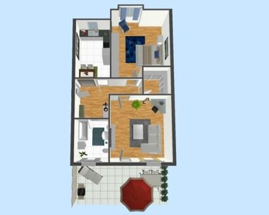 Wohnung zur Miete 730 € 2 Zimmer 97 m² 3. Geschoss Kirchstraße 1 Zella-Mehlis 98544
