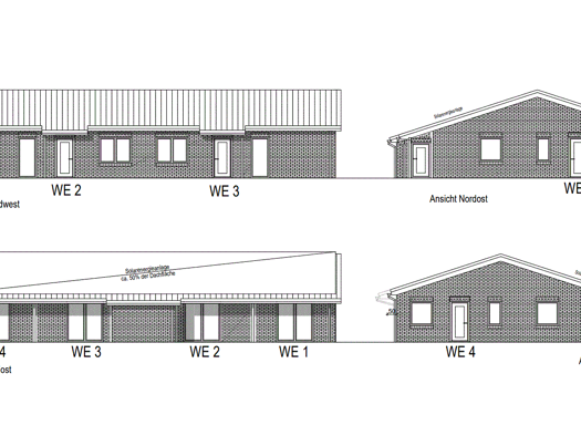 Wohnung zur Miete 615 € 2 Zimmer 49,9 m² EG Moorchaussee 12c Wischhafen 21737