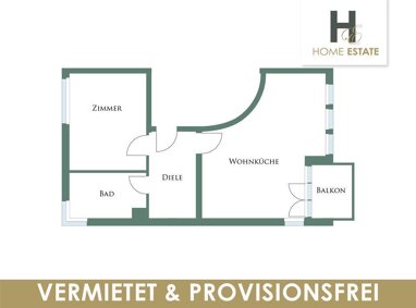 Wohnung zum Kauf Provisionsfrei 180.000 € 2 Zimmer An den Eichen 7 B Ruhlsdorf Teltow 14513