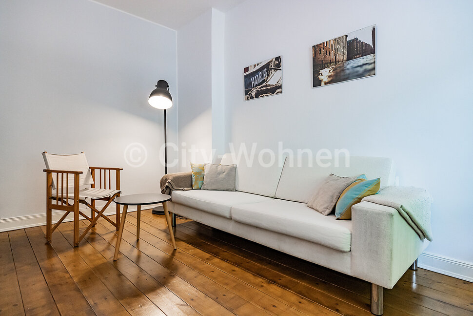 Wohnung zur Miete Wohnen auf Zeit 1.400 € 2 Zimmer 38 m²<br/>Wohnfläche 02.09.2024<br/>Verfügbarkeit Wrangelstraße Hoheluft - West Hamburg 20253