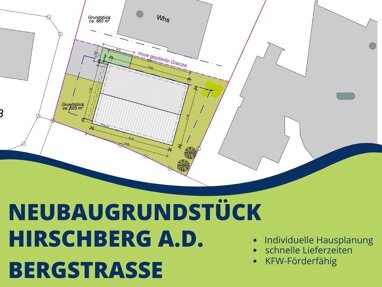 Grundstück zum Kauf Provisionsfrei 606.000 € 505 m² Grundstück Großsachsen Hirschberg an der Bergstraße 69493