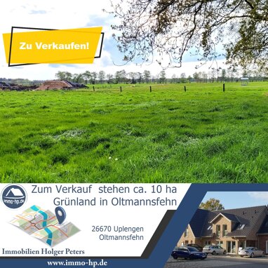 Land-/Forstwirtschaft zum Kauf 100.000 m² Grundstück Oltmannsfehn Uplengen 26670