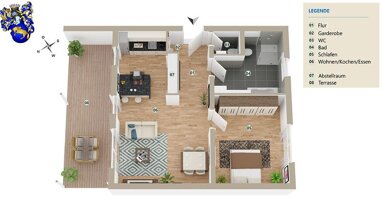 Wohnung zum Kauf Provisionsfrei 298.572 € 2 Zimmer 83,8 m² frei ab 01.04.2025 Kues Bernkastel-Kues 54470