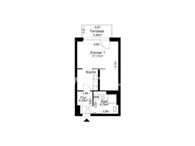 Wohnung zur Miete Tauschwohnung 266 € 1 Zimmer 40 m² 1. Geschoss Marzahn Berlin 12687