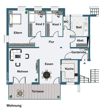 Wohnung zum Kauf 250.000 € 5 Zimmer 127 m² 1. Geschoss Oggelshausen Oggelshausen 88422
