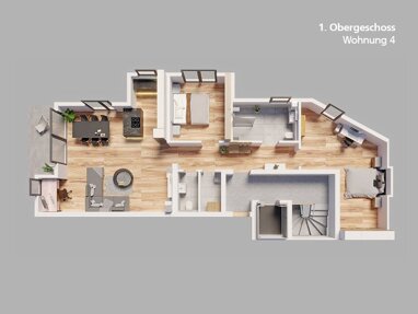Wohnung zum Kauf 849.490 € 3 Zimmer 99,9 m² 1. Geschoss Kernstadt Leonberg 71229