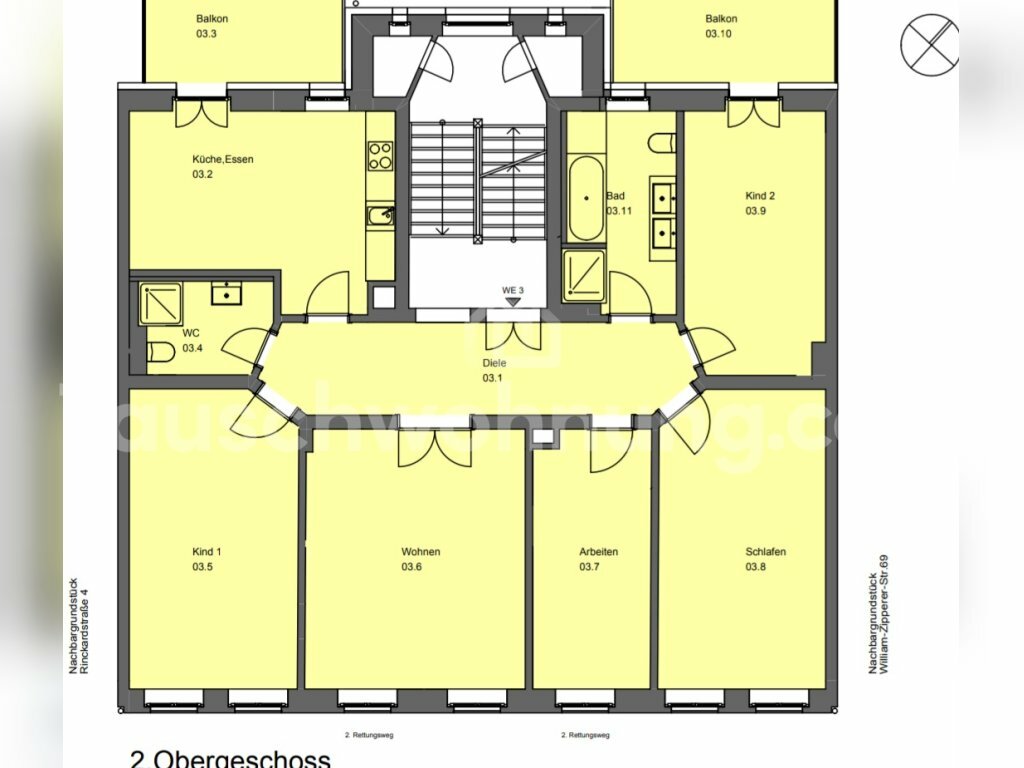 Wohnung zur Miete 1.500 € 5 Zimmer 150 m²<br/>Wohnfläche 2. Stock<br/>Geschoss Altlindenau Leipzig 04177