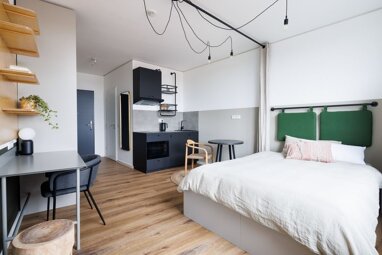 Wohnung zur Miete Wohnen auf Zeit 1.149 € 1 Zimmer 22 m² frei ab sofort Bremer Platz Hansaplatz Münster 48155