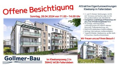 Wohnung zum Kauf 300.800 € 2 Zimmer 82 m² Kleekampsweg 2 Fallersleben Wolfsburg 38442