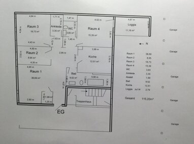 Wohnung zur Miete 950 € 4,5 Zimmer 115 m² Erdgeschoss Altstadt Hameln 31785