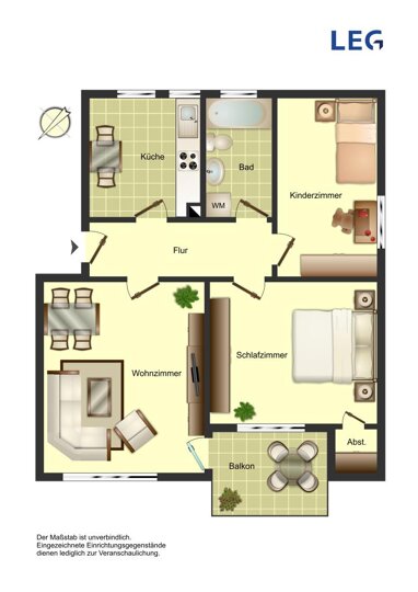 Wohnung zur Miete 480 € 3,5 Zimmer 68 m² 2. Geschoss frei ab 16.07.2024 Königsberger Straße 16 Weddinghofen Bergkamen 59192
