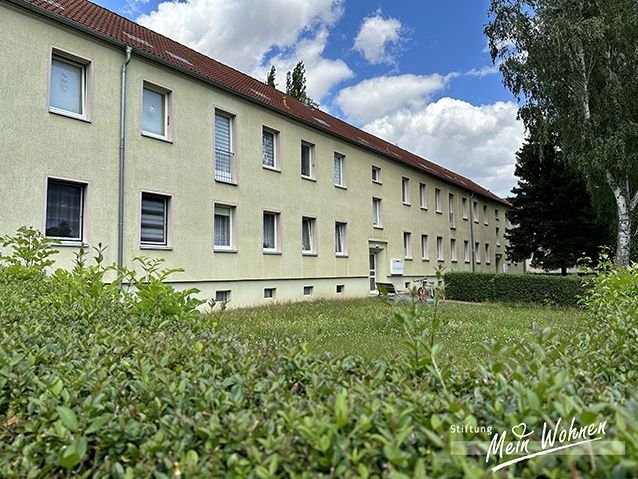 Wohnung zur Miete 250 € 2 Zimmer 52,2 m²<br/>Wohnfläche 1. Stock<br/>Geschoss Strasse des Aufbaus 10 Profen Elsteraue 06729