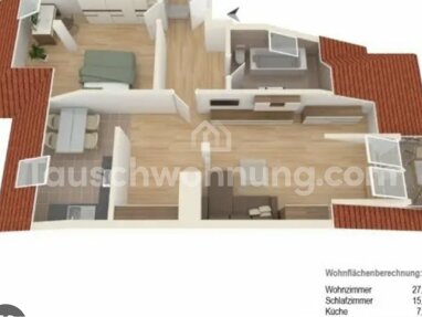 Wohnung zur Miete 535 € 2 Zimmer 64 m² 5. Geschoss Gruna (Falkensteinplatz) Dresden 01309