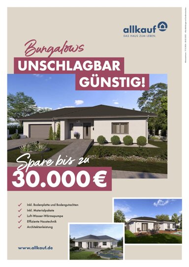 Bungalow zum Kauf provisionsfrei 248.139 € 3 Zimmer 88,3 m² Grafenrheinfeld 97506