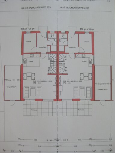 Doppelhaushälfte zum Kauf provisionsfrei als Kapitalanlage geeignet 744.900 € 6 Zimmer 135 m² 200 m² Grundstück Bondorf 71149