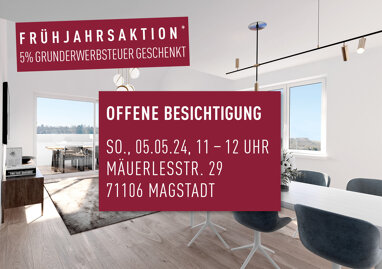 Wohnung zum Kauf 629.400 € 4 Zimmer 105,7 m² 3. Geschoss Magstadt Magstadt 71106