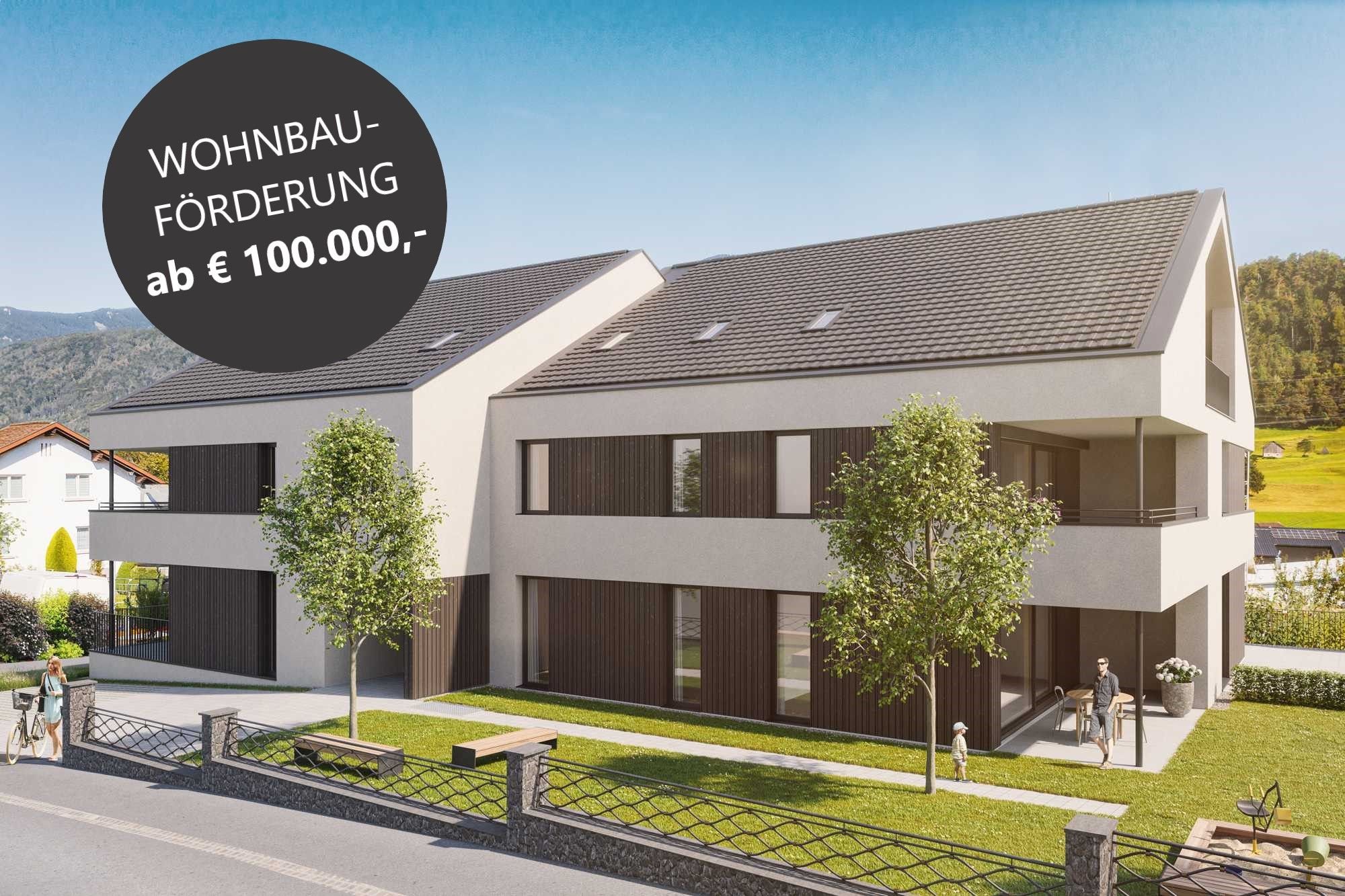 Terrassenwohnung zum Kauf Provisionsfrei 570.000 € 3 Zimmer 69,6 m²<br/>Wohnfläche 1. Stock<br/>Geschoss Göfis